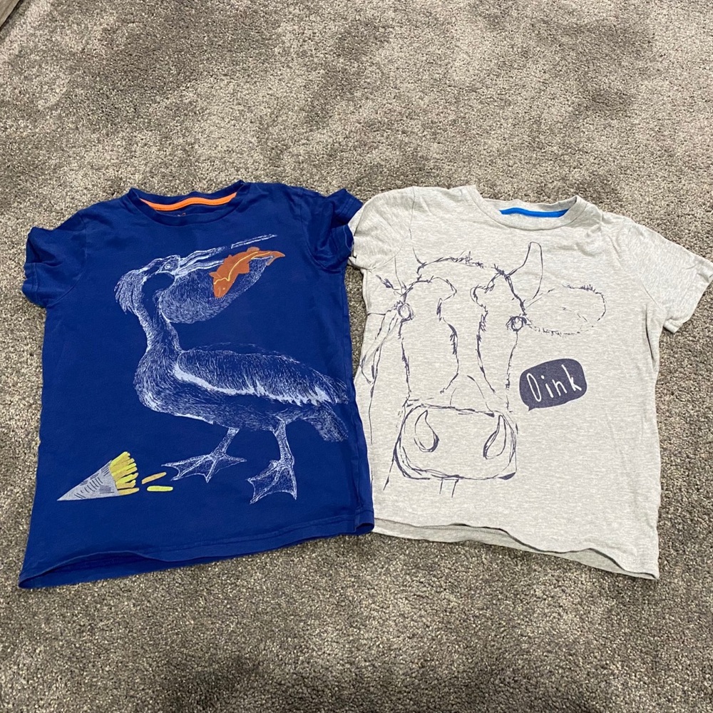 2 Mini Boden 2 Shirts